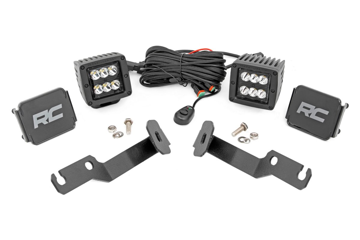 Toyota Tacoma LED Light Kit - Ditch Mount - Rough Country - 2